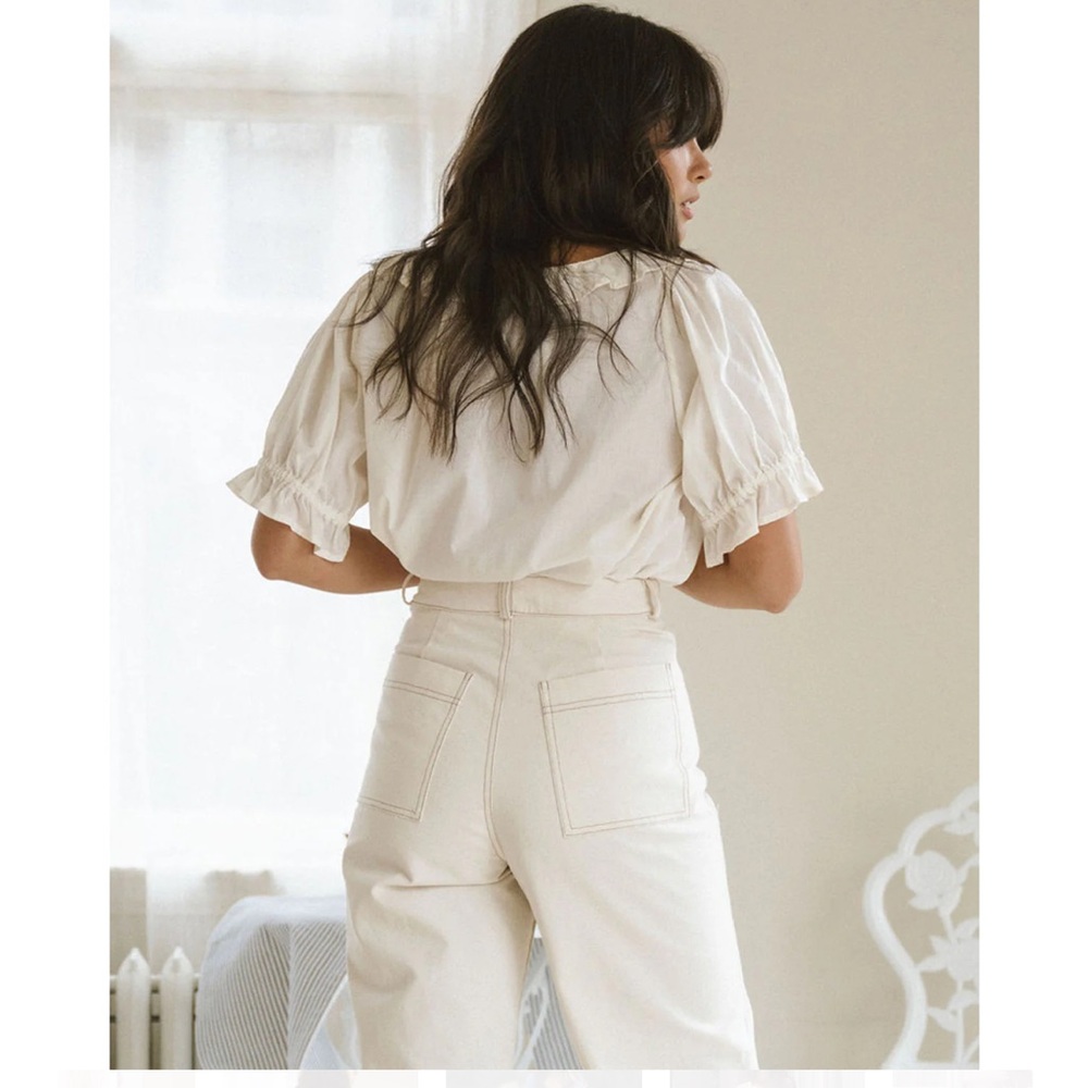 Harly Jae Tristan pants in ‘Mylk’, size S